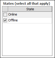 Image showing the node state trigger type enabing you send an alert whenever a server joins or leaves a cluster.