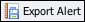 Image of the Export Alert icon used to export a single alert to an XML file.