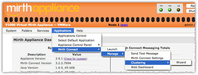 Image of the Wizard option on the Applications menu.