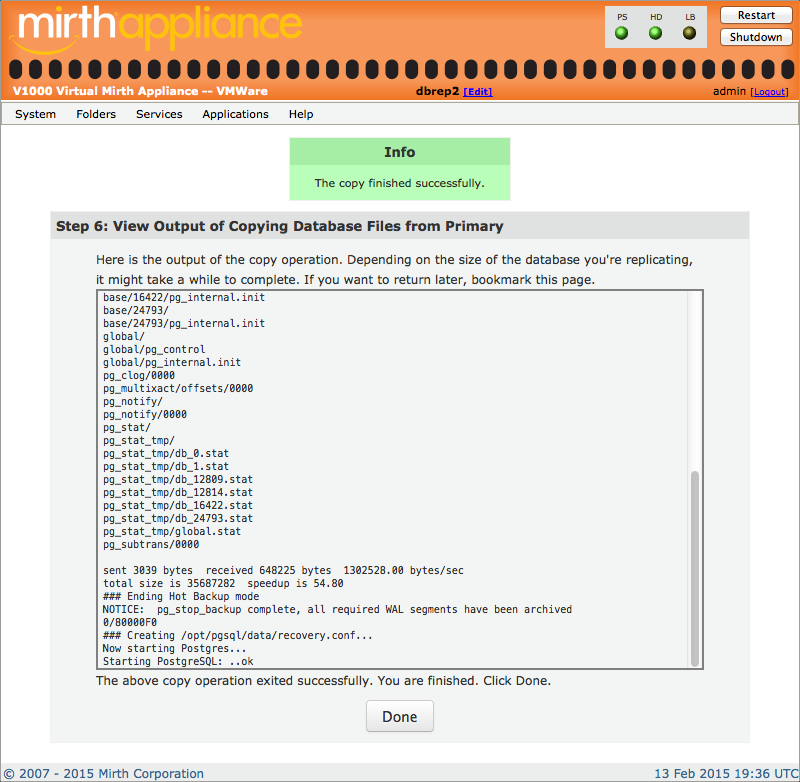 View Output window