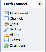 An image of the Task panel in the Administrator