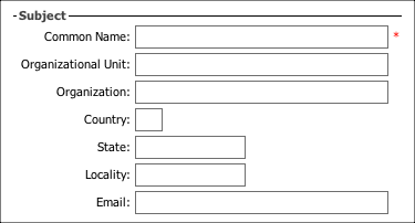 Subject area