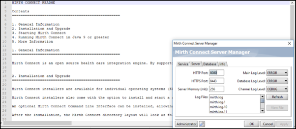 An image of the readme file.