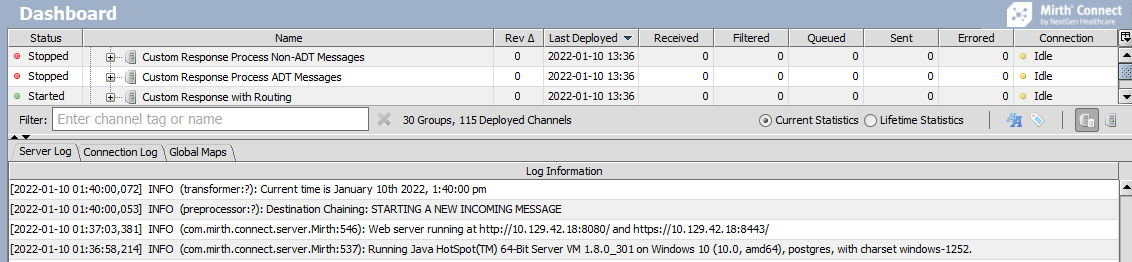 Image of the Administrator Dashboard