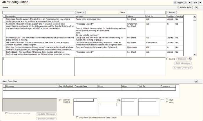Alert Config template