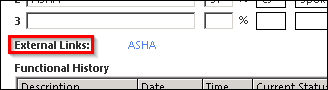 External Links options