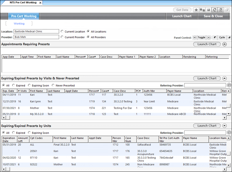 NTS Pre Cert Worklog template