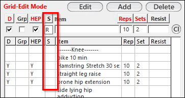 Inactive S button is not applied to grid items
