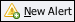 Image of the New Alert icon used to create an alert.