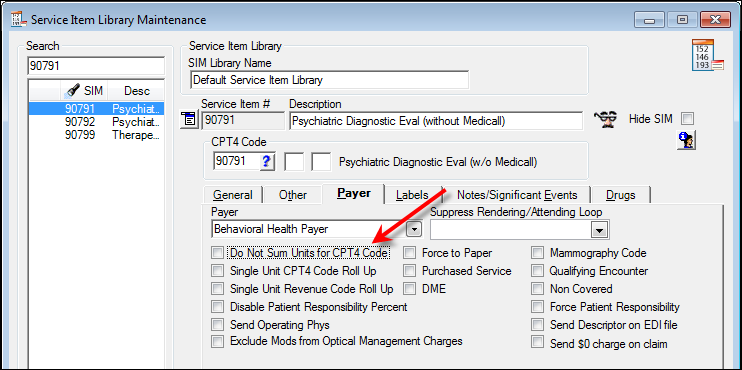 Service Item Library Maintenance window