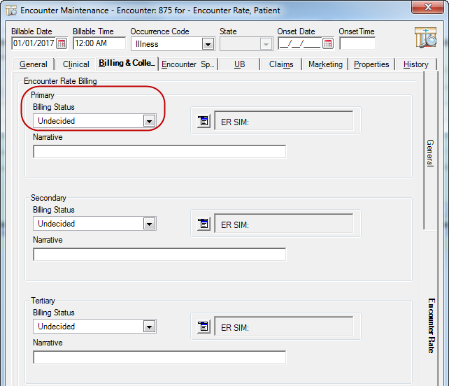 Billing Status