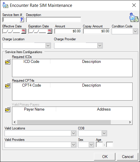Encounter Rate SIM Maintenance window