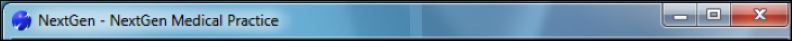 PM Desktop Title bar