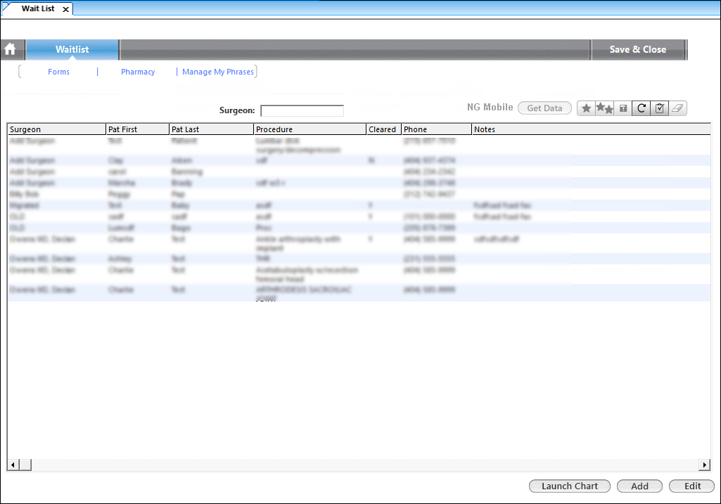 Wait List template