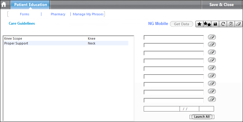Patient Education template