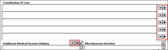 My Phrases icons on a template