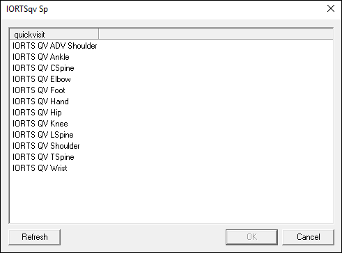 IORTSQV SP window