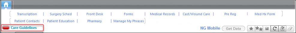 Care Guidelines link
