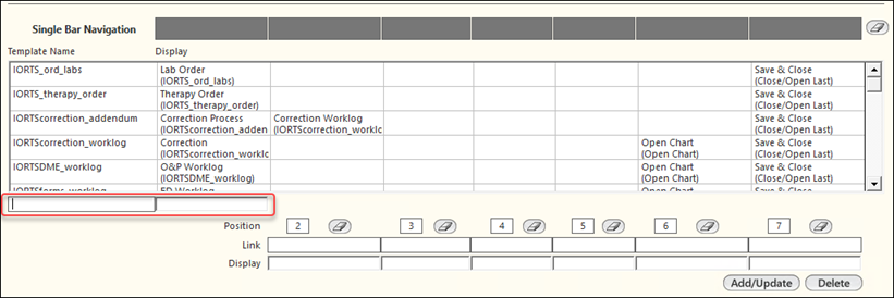 Add option in the Top Bar Navigation panel