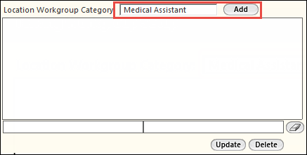 Add button in the Tasking Workgroup Setup panel