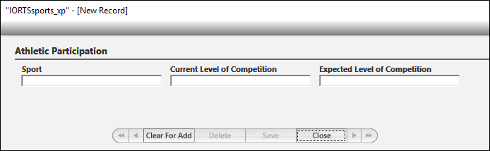 IORTS Sports XP template