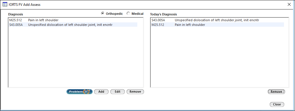 IORTS FV Add Assess template