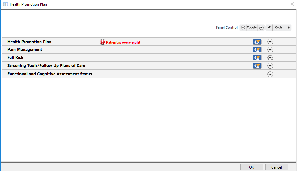 Health Promotion Plan template