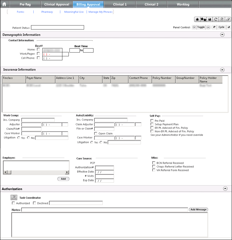 Billing Approval template