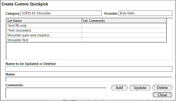 Create Custom Quickpick window