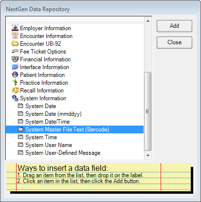 NextGen Data Repository