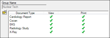 Document types list