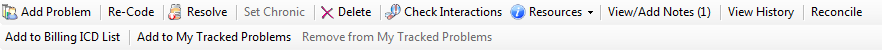 Add to My Tracked Problems