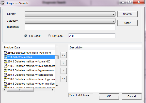 Diagnosis Search