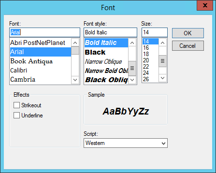 Font