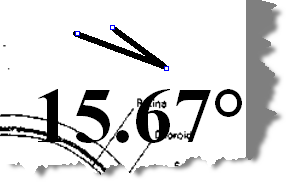 degrees of the angle