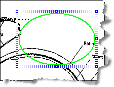 drag to draw the shape on the image