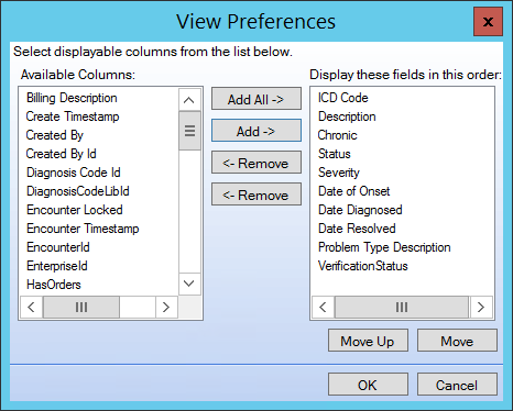 View Preferences