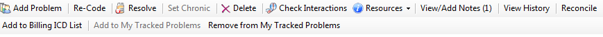 Remove from My Tracked Problems