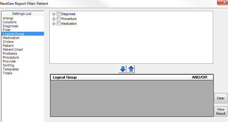 Report Filter