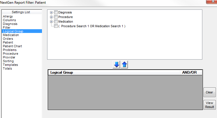 Report Filter