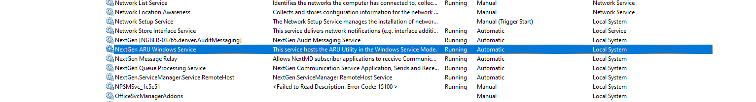 NextGen Auto Release Windows Service