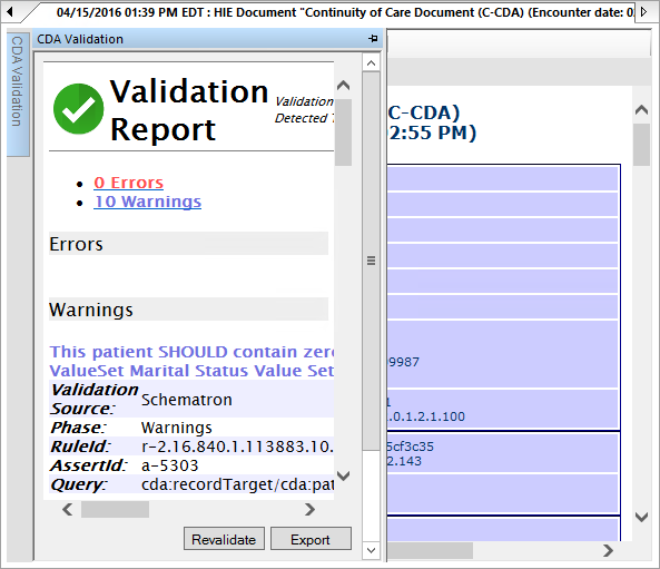 Validation Report
