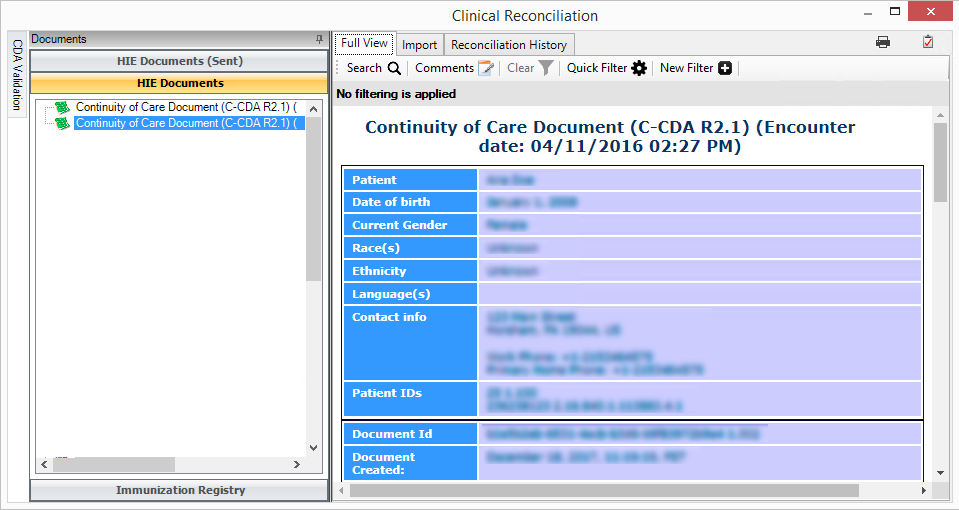 Select Document to View