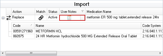 User Notes Icon