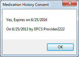 Medication History Consent