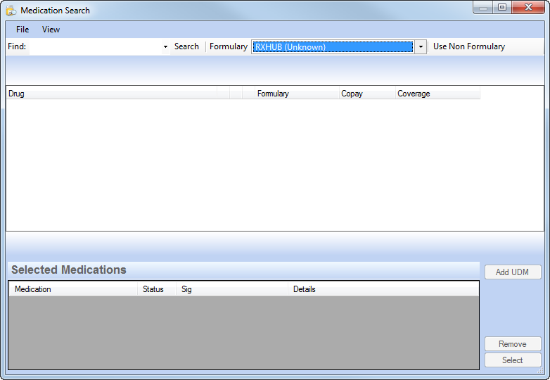 Formulary Search
