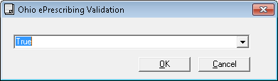 Ohio ePrescribing Validation
