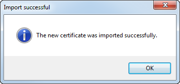 Select NextGen application certificate