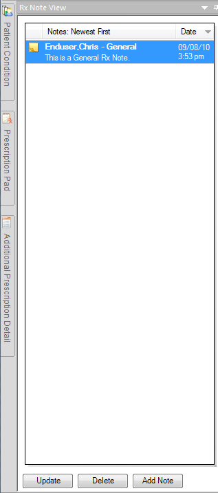 Rx Note View