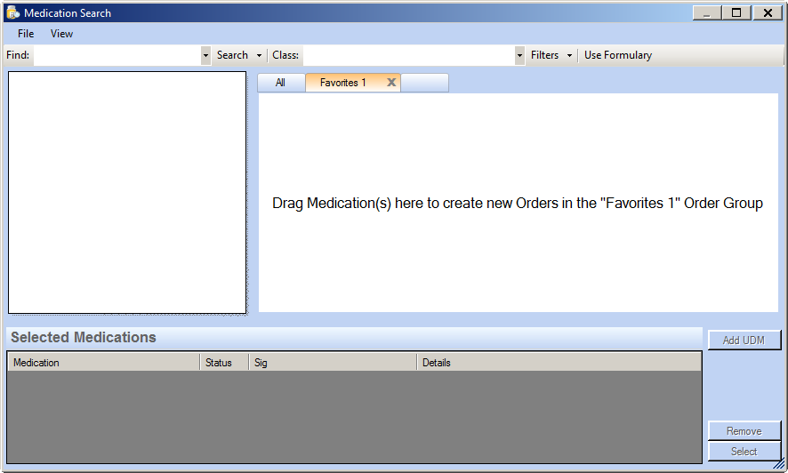 Favorites 1 tab